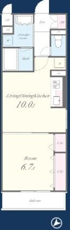 アーバンコート小山の物件間取画像